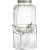 Glass jar +4glasses PARTY SET 4L, with a stand