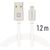 Swissten Tekstila Datu un Uzlādes Kabelis Apple Lightning / USB A 1.2m Sudraba