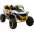 Lean Cars M3 Yellow and White Battery-Powered Vehicle 4x4