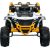 Lean Cars M3 Yellow and White Battery-Powered Vehicle 4x4