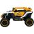Lean Cars M3 Yellow and White Battery-Powered Vehicle 4x4