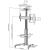 Techly Floor Support Trolley for LCD / LED / Plasma 37-70 with Shelf " ICA-TR15 Крепления для телевизоров