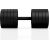 Gumijota hantele 1 gab. 37,5 kg - Marbo Sport