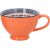 Mug SEREN H7,7cm 355ml, orange/blue