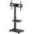 Ergo Office Stand / cart for TV Ergo-Office, max. load 50kg / 5kg shelf, max. VESA 600x400, built-in power strip, black, ER-304 B Крепления для телевизоров