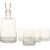 Carafe set DECA 1L + 4 glasses