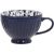 Mug SEREN H7,7cm 355ml, blue/flower