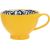 Mug SEREN H7,7cm 355ml, yellow/blue