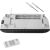 Adler LED Air Curtain Heater AD 7751 Air curtain 2000 W White