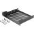 Digitus | 1U fixed shelf | DN-10-TRAY-2-B | Black | Perfect for storage of components which are not 254 mm (10") suitable. Slim design which takes space of 1 height unit. Easy and quick to mount or dismount. Load capacity: 25 kg