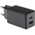 PATONA Premium Charger GaN PD45W 1xUSB-C 1xUSB-A PD3.0 QC3.0 Black