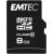 Emtec mSD 8GB Class10 Classic Atmiņas kartes micro SD SDHC