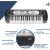 Bontempi Bērnu sintezators 37 taustiņi (USB uzlāde) 54 cm CB47184 Muzikālās rotaļlietas