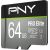 Pny Technologies PNY PRO Elite MicroSDXC 64 GB Class 10 UHS-I/U3 A1 V30 (P-SDU64GV31100PRO-GE)