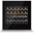 Caso | Wine Cooler | WineDeluxe WD 24 | Energy efficiency class F | Built-in | Bottles capacity 24 | Black