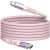 Kabelis Verbatim Sync & Charge Magnetic Type-C  100W 120cm Pink Дата USB-кабели