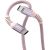 Kabelis Verbatim Sync & Charge Magnetic Type-C  100W 120cm Pink Дата USB-кабели