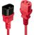 CABLE POWER IEC EXTENSION 2M/RED 30478 LINDY CABLE POWER IEC EXTENSION 2M/RED 30478 LINDY