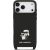 Karl Lagerfeld Saffiano Crossbody Strap Metal Karl and Choupette Case Aizsargapvalks priekš Apple iPhone 17 Pro Neoriģinālie Maciņi