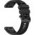 Fixed Silicone Strap for Garmin QuickFit 22mm Black Smart-Watch aksesuāri