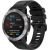 Fixed Silicone Strap for Garmin QuickFit 22mm Black Smart-Watch aksesuāri