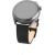 Fixed Leather Strap with Quick Release 22mm for Smartwatch Black Smart pūlksteņu aksesuāri