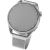 Fixed Mesh Strap with Quick Release 20mm for Smartwatch Silver Smart-Watch aksesuāri