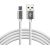 everActive cable USB-C 1m - White, silicone, quick charge, 3A - CBS-1CW Дата USB-кабели