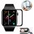 Fusion ceramic glass 9D aizsargstikls pilnam ekrānam Apple Watch 4 | 5 | 6 40mm melns Ekrānu aizsardzība