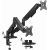 Monitora stiprinājums Gembird 2x 17”-32” Adjustable desk display mounting arm USB TV un monitoru stiprinājumi, kronšteini