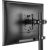Maclean MC-983 LED LCD Monitor Pole Mount Bracket 8kg Holder Pipe Tube Diameter 28-60mm 17-32'' Screen
