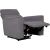 Recliner armchair BOSCO with electric mechanism, grey Recliner armchair BOSCO with electric mechanism, grey