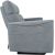 Recliner sofa BOSCO 2,5-seater with electric mechanism, bluish grey