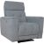 Recliner armchair BOSCO with electric mechanism, bluish grey Recliner armchair BOSCO with electric mechanism, bluish grey