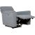 Recliner armchair BOSCO with electric mechanism, bluish grey Recliner armchair BOSCO with electric mechanism, bluish grey