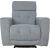 Recliner armchair BOSCO with electric mechanism, bluish grey Recliner armchair BOSCO with electric mechanism, bluish grey