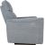 Recliner armchair BOSCO with electric mechanism, bluish grey Recliner armchair BOSCO with electric mechanism, bluish grey