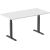 Регулируемый по высоте стол Up Up Thor Black, Table top M White Регулируемый по высоте стол Up Up Thor Black, Table top M White