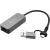 Sandberg 136-68 USB-C/A 2.5 GbE RJ45 Adapter, 2.5 Gigabit Ethernet on USB-C Adapteri Sandberg 136-68 USB-C/A 2.5 GbE RJ45 Adapter, 2.5 Gigabit Ethernet on USB-C Adapteri