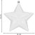 Новогоднее украшение звезда, Springos CA1382, 15 см  Eglīšu rotājumi