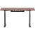 Adjustable Height Table Up Up Thor Black, Table top M Dark Walnut Biroja galdi