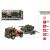Speed & Go Auto treilers armijas ar tanku (skaņa, gaisma un inerce) 32 cm CB49902 Mašīnas un piederumi