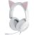 Razer Gaming Headset Kraken Kitty V3 X Wired Over-Ear Microphone White Austiņas