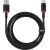 Baseus Dura USB Type A to Type C 60 W fast charging cable 2 m Black, Red Data USB kabeļi
