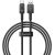 Baseus Unbreakable USB cable 1 m USB A USB C Black Дата USB-кабели