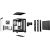 Be Quiet! Case BE QUIET ATX micro ATX Mini-ITX Black Midi Tower PC BGW83 Datoru korpusi
