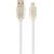 Gembird USB Male - Micro USB Male Premium rubber 1m White Data USB kabeļi