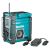 Makita DMR301 Lādējams Radio 10.8-18V (bez akumulatora un lādētāja) Bezvadu skaļruņi