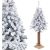 Mākslīgā eglīte ar sniegu Springos CT0202 uz stumbra 180cm Mākslīgās egles