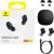 Baseus True Wireless Bluetooth 5.3 austiņas WM01 ar uzlādes futrālīti, melnas krāsas Jaunumi - Audio-Video